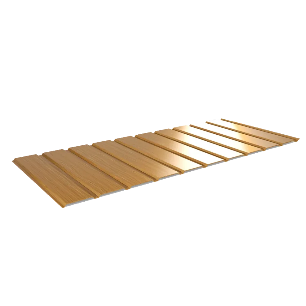 Pruszyński podbitka z blachy trapezowej T-7P bez perforacji